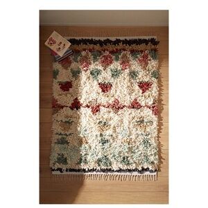 NWT ZARA HOME Kid’s Triangle Design Cotton Rug 59x78.5in